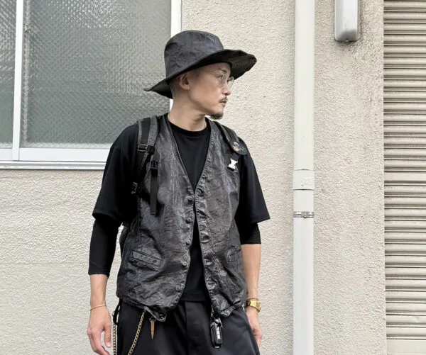 レザーのテンガロンハット